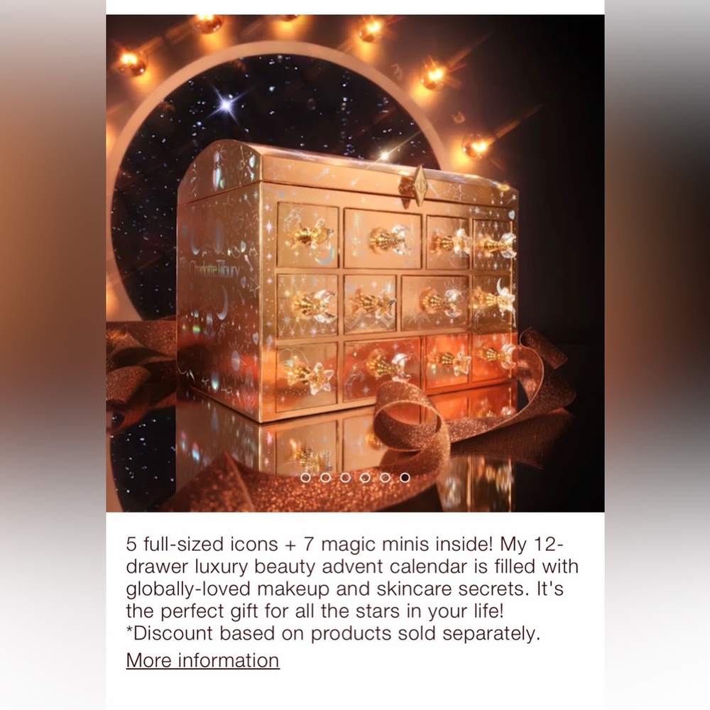 SOLD OUT Charlotte Tilbury 2025 advent calendar NIB
